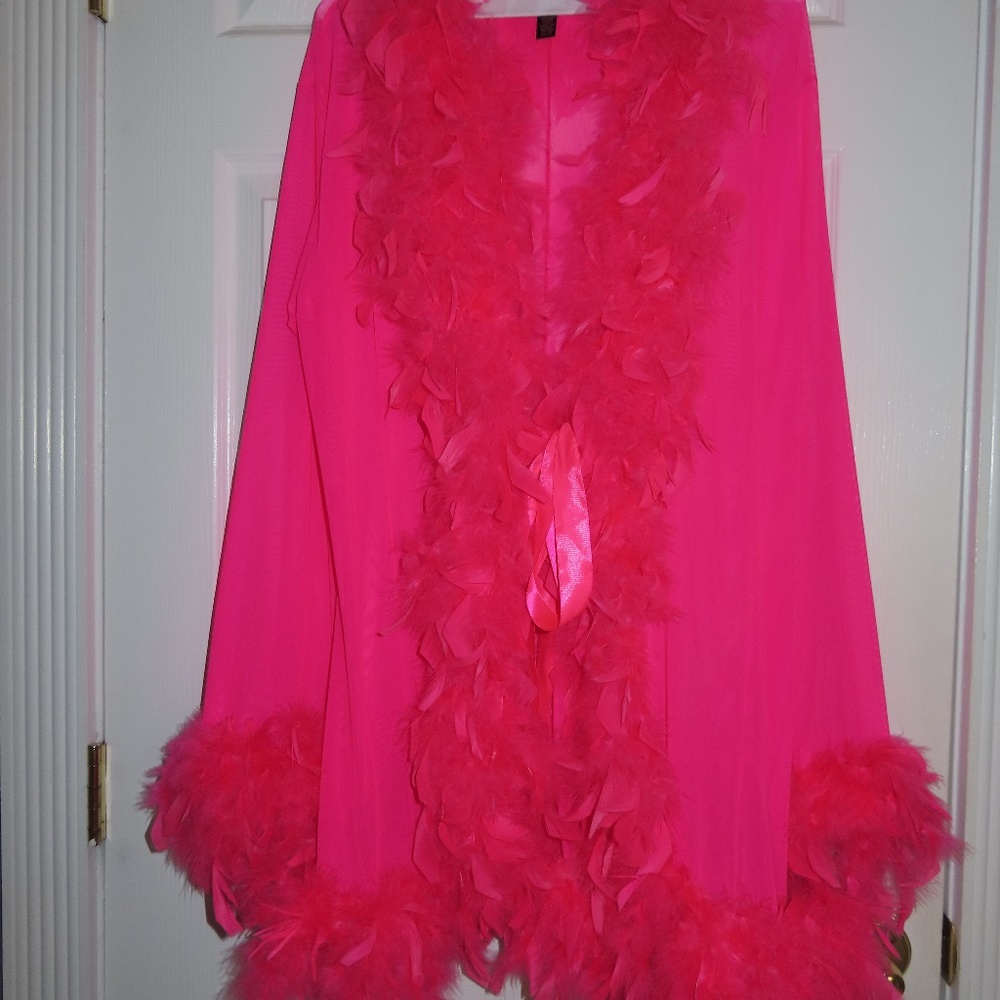 Hot Pink Feather Duster -One Size (6-12)